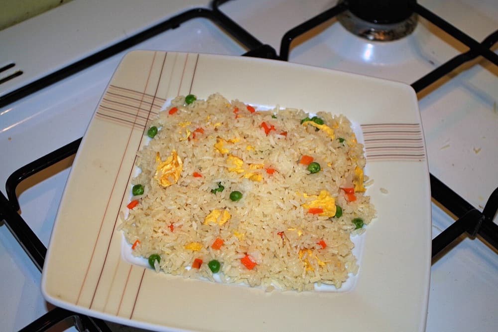 Veg Garlic Fried Rice